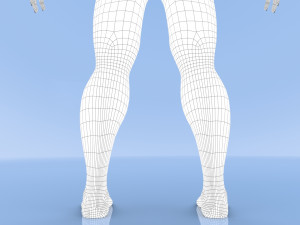 male base mesh Modelo 3D