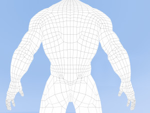 male base mesh Modelo 3D