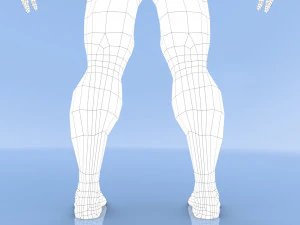 male base mesh 3D Model