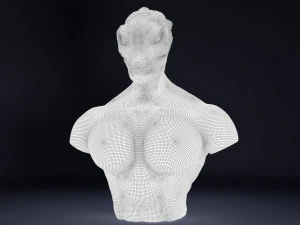 alien bust 3D Model