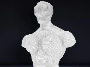 alien bust 3D Model