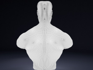 alien bust Model 3D