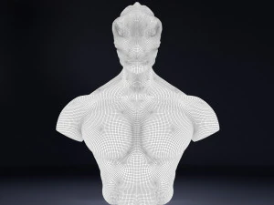 alien bust 3D Model