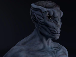alien bust 3D Model