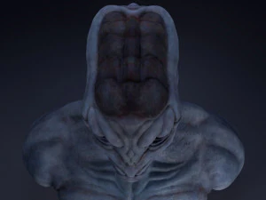 alien bust 3D Model