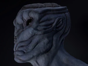 alien bust 3D Model