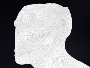 alien bust Model 3D
