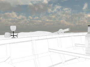 boat scene 3D Model