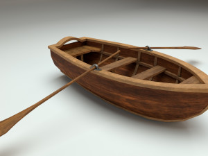 boat scene 3D-Modell
