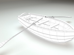 boat scene 3D-Modell