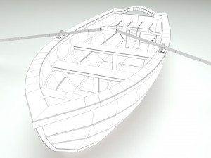 boat scene 3D-Modell