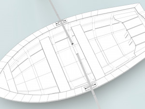 boat scene 3D-Modell