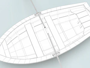 boat scene 3D Model