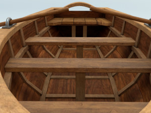 boat scene 3D-Modell