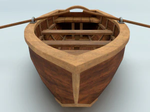 boat scene 3D Model