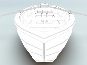 boat scene 3D-Modell