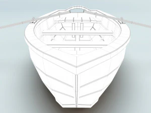 boat scene 3D Model