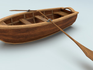 boat scene 3D-Modell