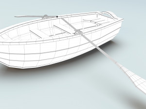 boat scene 3D-Modell