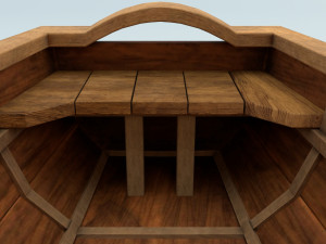 boat scene 3D-Modell