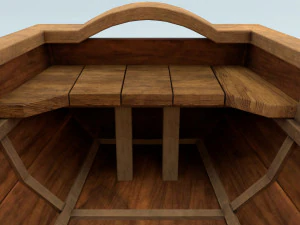 boat scene 3D Model