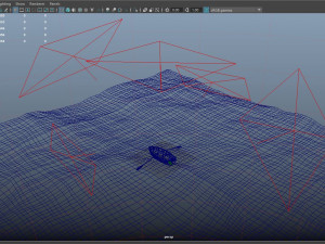 boat scene 3D-Modell
