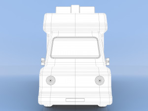 cartoon ambulance 3D-Modell