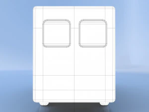 cartoon ambulance 3D Model