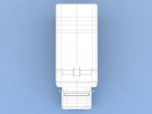 cartoon ambulance 3D Model