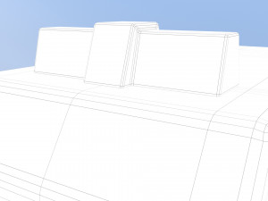 cartoon ambulance 3D-Modell