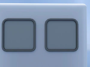 cartoon ambulance 3D Model