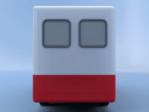 cartoon ambulance 3D Model