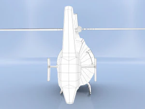cartoon helicopter 3D Model