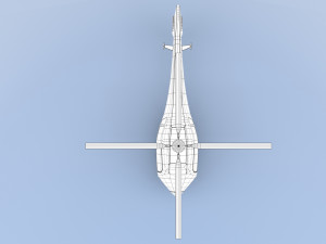 cartoon helicopter 3D Модель