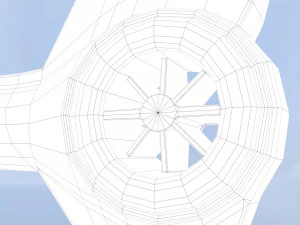 cartoon helicopter 3D Model