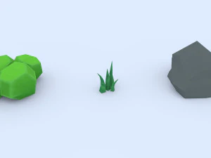 cartoon hospital 3D Model