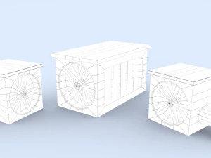cartoon hospital 3D Model