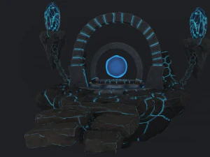 stylized altar 3D Model