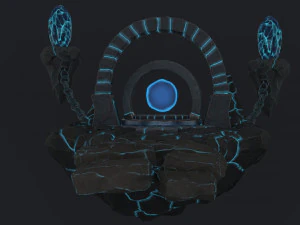stylized altar 3D Model