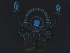 stylized altar 3D Model