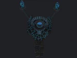 stylized altar 3D Model