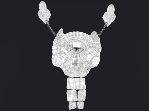 stylized altar Model 3D