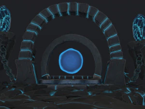 stylized altar 3D Model