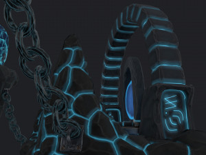 stylized altar Model 3D