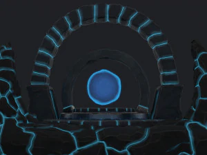 stylized altar 3D Model