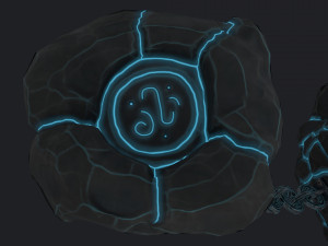 stylized altar Model 3D