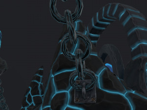 stylized altar Model 3D