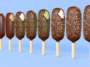 popsicles 3D 模型