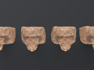 hittite lion statue 3D Model