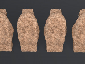hittite lion statue 3D Model